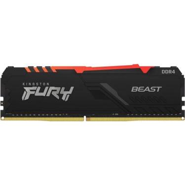 Imagem de Memoria RAM para PC Fury Beast RGB DDR4 16GB 3200MHz Kingston - KF432C