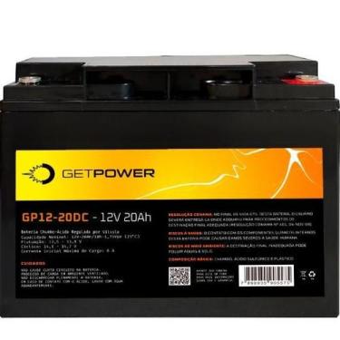 Imagem de BATERIA SELADA 12V 20ah L GETPOWER VRLA AGM