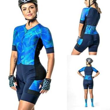 Imagem de Macaquinho Bike Ciclista Feminino Harpy - Poker, Mr, Az, GG