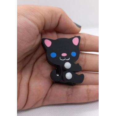 Imagem de Borracha 3D gatinho. Medidas 3x2x5cm - Cis