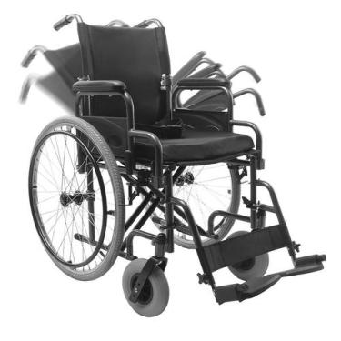 Imagem de Cadeira de Rodas D400 (suporta até 120 Kg)- Dellamed