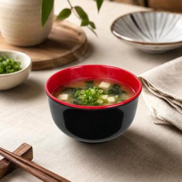 Imagem de Bowl Tigela Oriental 400ml de Melamina Resistente Cumbuca - Casita