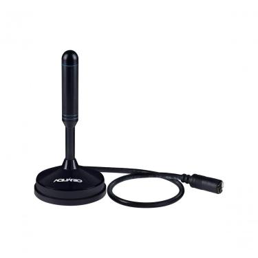 Imagem de Antena Digital HDTV Aquário DTV-150 para TV com Recepção VHF UHF FM HDTV 4K Cabo 5M Conector F Macho