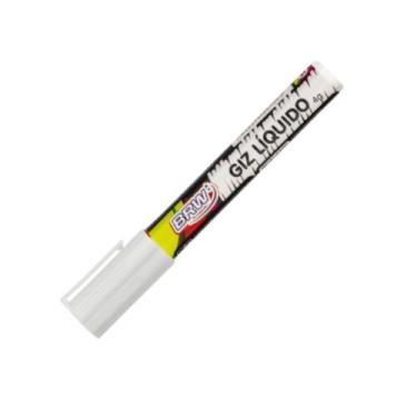 Imagem de Giz Liquido BRW 6mm Branco