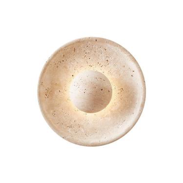 Imagem de Arandela Tivo Orb 90009 LED Embutido Alto IRC 97 8W Mármore Travertino Bivolt Nordecor Iluminação