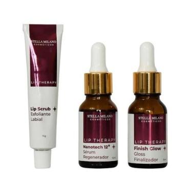 Imagem de Kit Lip Therapy Stella Milano - Protocolo de Regeneração Labial 3 Pass