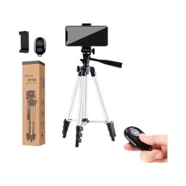 Imagem de Suporte De Tripé Universal De Alumínio Para Celular 102cm Para Gopro i