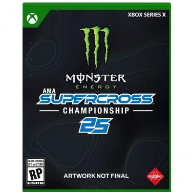 Imagem de Jogo Monster Energy Supercross 25 Xbox Series X com Modo Carreira Imersivo Preto