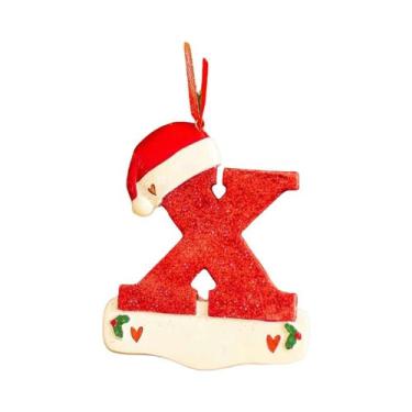 Imagem de Decoração De Árvore De Natal Com 26 Letras Em Acrílico DIY, Ornamento 
