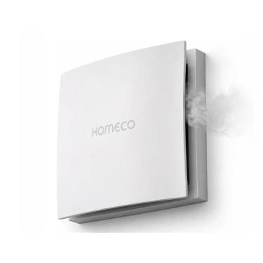 Imagem de Exaustor de Ar Banheiro KOEA 100 Bivolt Quadrado Branco Komeco Axial de Ventilação Mecânica 10CM