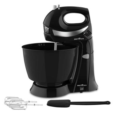 Imagem de Batedeira Convencional Britânia Diamante 4,3L 350W 4 Velocidades Preto 110V