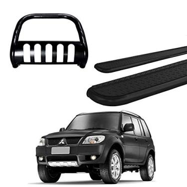 Imagem de Kit Quebra mato+Estribo Chapa PRETO TR4 todos os anos