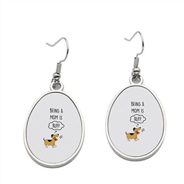 Imagem de Brinco Being Mom is Ruff – Brincos pendentes para meninas – Presente de festa de aniversário dos namorados