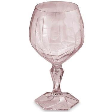 Imagem de Taça Para Água Suco 350ml Plástico UZ Tango Transparente Rosa