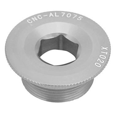 Imagem de parafusos de braço de manivela m20*10 de bicicleta,Parafuso de braço de manivela, parafusos de fixação de roda de corrente, manivela de liga de alumínio(Titanium)