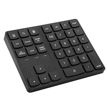 Imagem de Teclado numérico sem fio, mini teclado numérico com receptor USB 2,4G e distância de funcionamento de 10 metros para laptop/PC/desktop