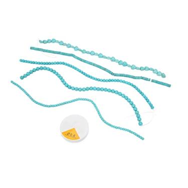 Imagem de contas de turquesa jóias DIY contas de turquesa DIY artesanato para colar de tornozeleiras para pulseira