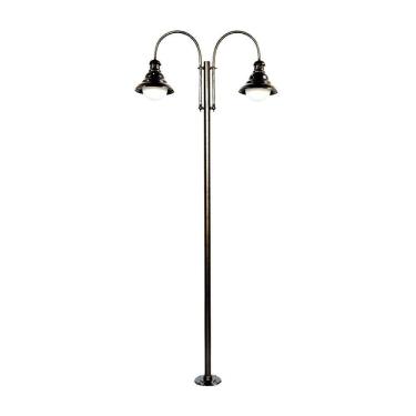 Imagem de Poste Colonial De Jardim Ipanema De Alumínio Fundido 265cm