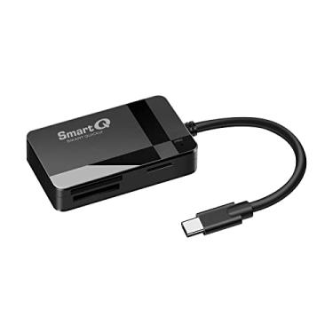 Imagem de Leitor multi-cartão SmartQ C368 Pro USB-C 3.0, Plug N Play, compatível com Apple e Windows, alimentado por USB, suporta CF/SD/SDHC/SCXC/MMC/MMC Micro/RS MMC/Mini SD/Micro SD/MS Duo/MS Pro/MS Pro