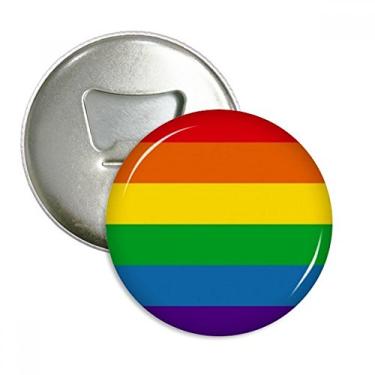 Imagem de Rainbow Gay Suporte Bissexuais Lésbicas Abridor de Garrafas Emblema Multifuncional