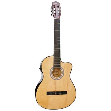 Imagem de Violão Eletro-Acústico Cutway com Tensor de 2 Vias e equalizador gráfico de 3 bandas com afinador embutido. Cordas de Nylon - Natural