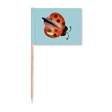 Imagem de Scarab Beetle Verisimilitude Pretty Toothpick Flags Marker Topper Decoração de Festa