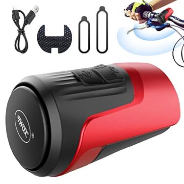Imagem de bicicleta | Alarme sino bicicleta elétrica USB - Sino bicicleta miniatura à prova chuva 125dB alto acessórios para scooters