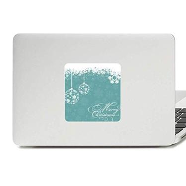 Imagem de Adesivo de Natal Snowflake Ball Festival Vinil Paster Laptop Decoração PC
