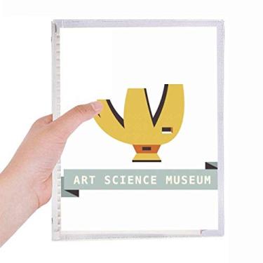 Imagem de Caderno para Museu de Ciência de Arte de Cingapura, Diário de Folhas Soltas Recarregável