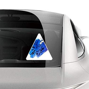 Imagem de DIYthinker Music Blue BackgroundStreet Ilustrate Adesivo de carro motocicleta bicicleta bagagem decalque