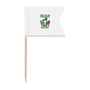 Imagem de Trading Trend – Marcação de etiquetagem de palitos de dente com ciúmes para festas, bolos, alimentos e queijo