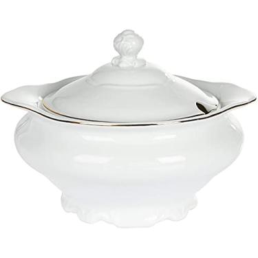 Imagem de Sopeira Pomerode Filete Ouro Porcelana Schmidt