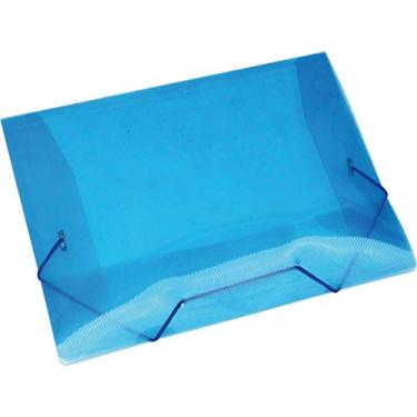 Imagem de Pasta Aba Elastica Plastica Mini Azul - Pacote com 10, ACP, 1020AZ, Azul, pacote de 131