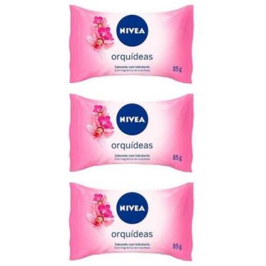 Imagem de Kit C/03 Nivea Orquídea Sabonete 85G