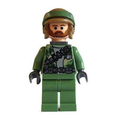 Imagem de Rebel Commando (Beard) - LEGO Star Wars Minifigure