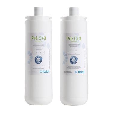 Imagem de Kit com 2 Refil Filtro IBBL Pré C+3 para Purificador de água PFN2000, PFQ2000 e BDF
