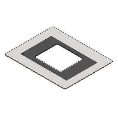 Imagem de Vidro Reto para Coifa de Ilha 75 cm