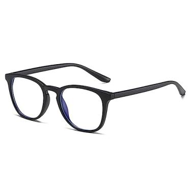 Imagem de Óculos Anti Luz Azul Quadrado Fozoco Eyewear Para Computador Celular e Games - Quito (Preto Fosco)