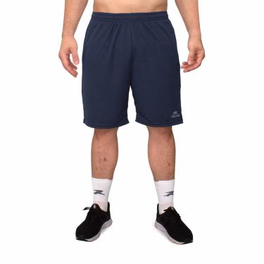 Imagem de Bermuda Esportiva Basic Muvin – Masculino – Calção Esportivo – Com Bolso - Bermuda Futebol - Tecnologia Dry – Voleibol – Handebol – Futevôlei – Beach Tennis – Confortável – Leve – Treino (P, Azul Marinho)