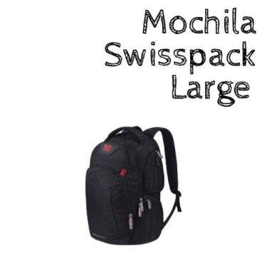 Imagem de Mochila Multilaser Swisspack Large Preta Até 15,6'' - Bo410