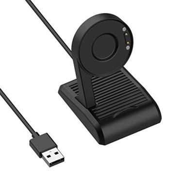 Imagem de Disscool Base de carregamento de substituição para Ticwatch Pro 3/Ticwatch Pro 3 LTE, cabo USB de 1 m, suporte carregador para Ticwatch Pro 3/LTE