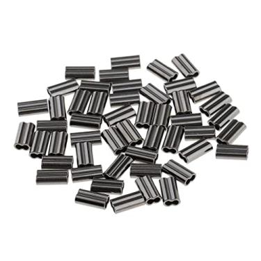 Imagem de shamjina 50 Pcs 10mm de Crimpagem de Barril Conector de Tubo de Cobre 0,8-1,7mm, 2.0mm Bore