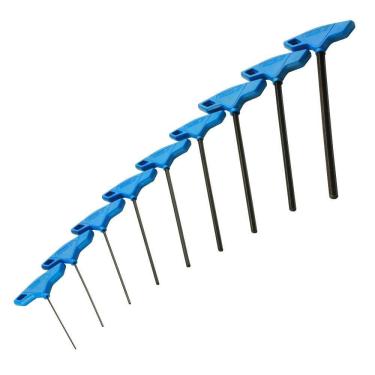 Imagem de Jogo de Chaves Allen Hexagonais com Cabo T 2 à 10mm com 9 Peças - Gedore 012874