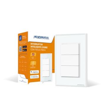 Imagem de Interruptor inteligente ZigBee 3 botões fisícos Novadigital by Tuya