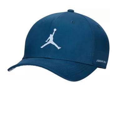 Imagem de Nike Boné unissex adulto Jordan Golf Rise Snapback (EUA, alfa, pequeno, médio, azul celeste), Azul