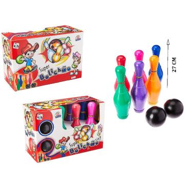 Jogo De Boliche Infantil 6 Pinos E 2 Bolas - Cardoso Toys em Promoção na  Americanas