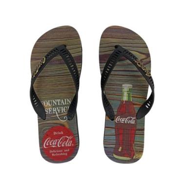 Imagem de Sandália Masculina Coca-Cola Cc4352 Fountain Wood