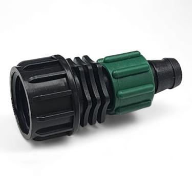 Imagem de Feito nos EUA - Pacote com 5 fitas de gotejamento premium para irrigação tubo fêmea mangueira giratória (5/8" - 0,625" - 0,645") conector perma-Loc universal encaixe de bloqueio farpado - Serve para todas as marcas fita coletora de tubos AG de 16 mm