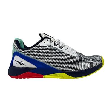 Imagem de Reebok Unissex-Adulto Nano X1 Cross Trainer, Calçado Branco/Vector Azul Marinho/Quadra, 11.5