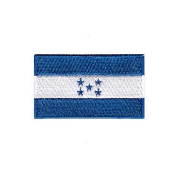 Imagem de Ruoming 1 aplique de bandeira de Honduras, bordado a ferro ou costurado, tático, militar, nacional de Honduras